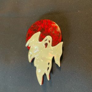 Halloween Spooky Ghost Brooch by Erstwilder